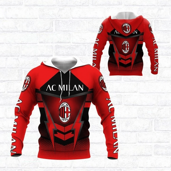 3D ALL OVER PRINTED AC MILAN PVT -HL SHIRTS VER