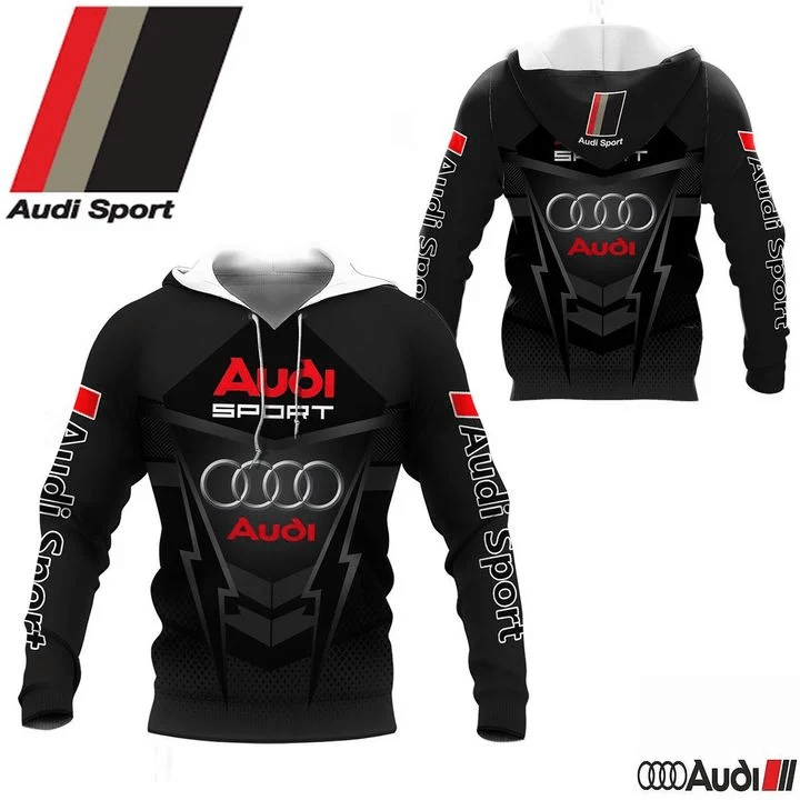 3D ALL OVER PRINTED AUDI SPORT NTH-NH SHIRTS VER 1 (BLACK)