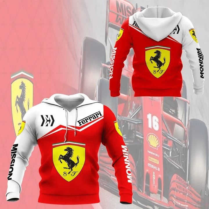 Ferrari Polo Shirt 3D Printed Ver 8