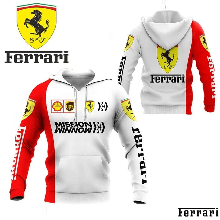 Ferrari Polo Shirt 3D Printed Ver 8