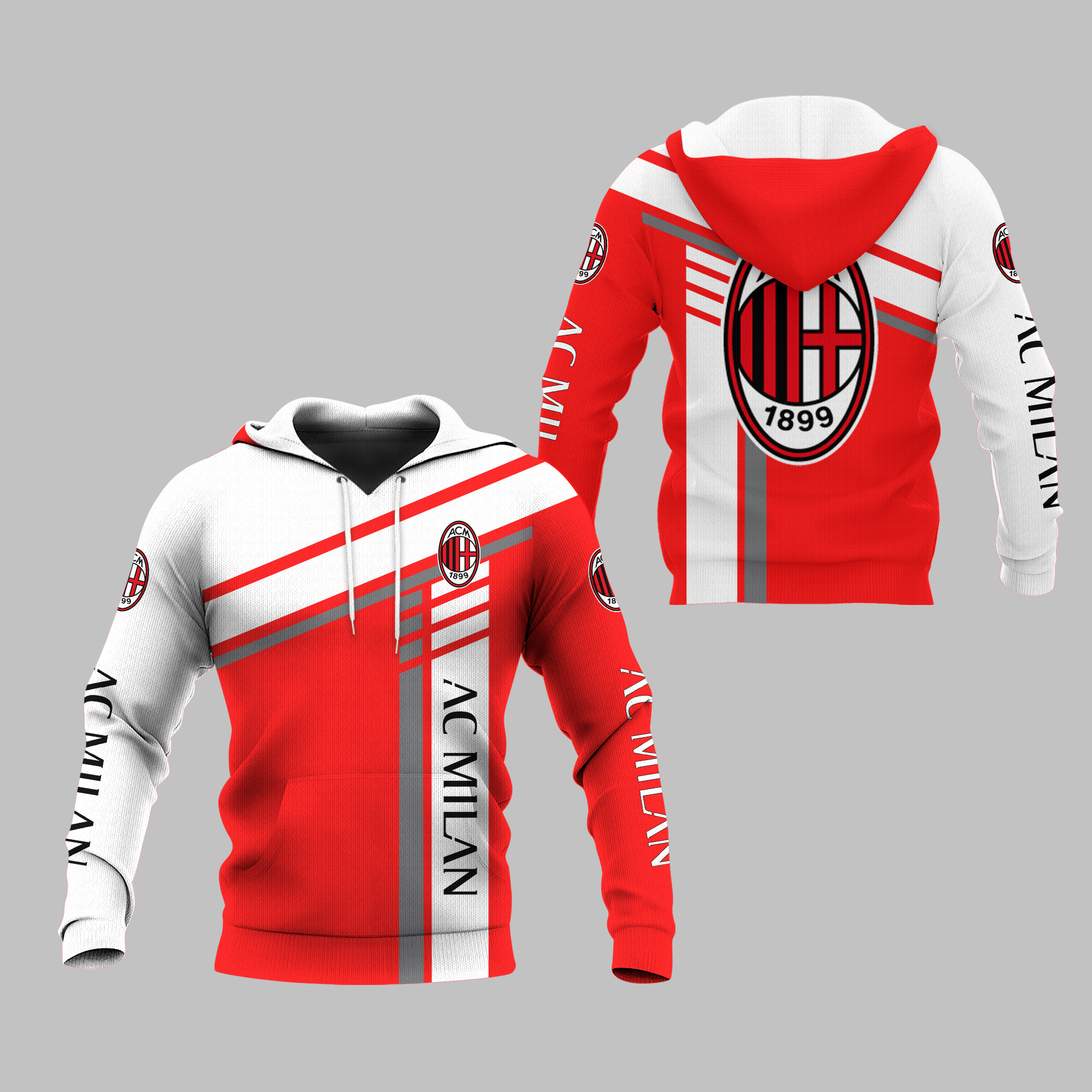 AC MILAN Polo Shirt 3D Printed Ver 1