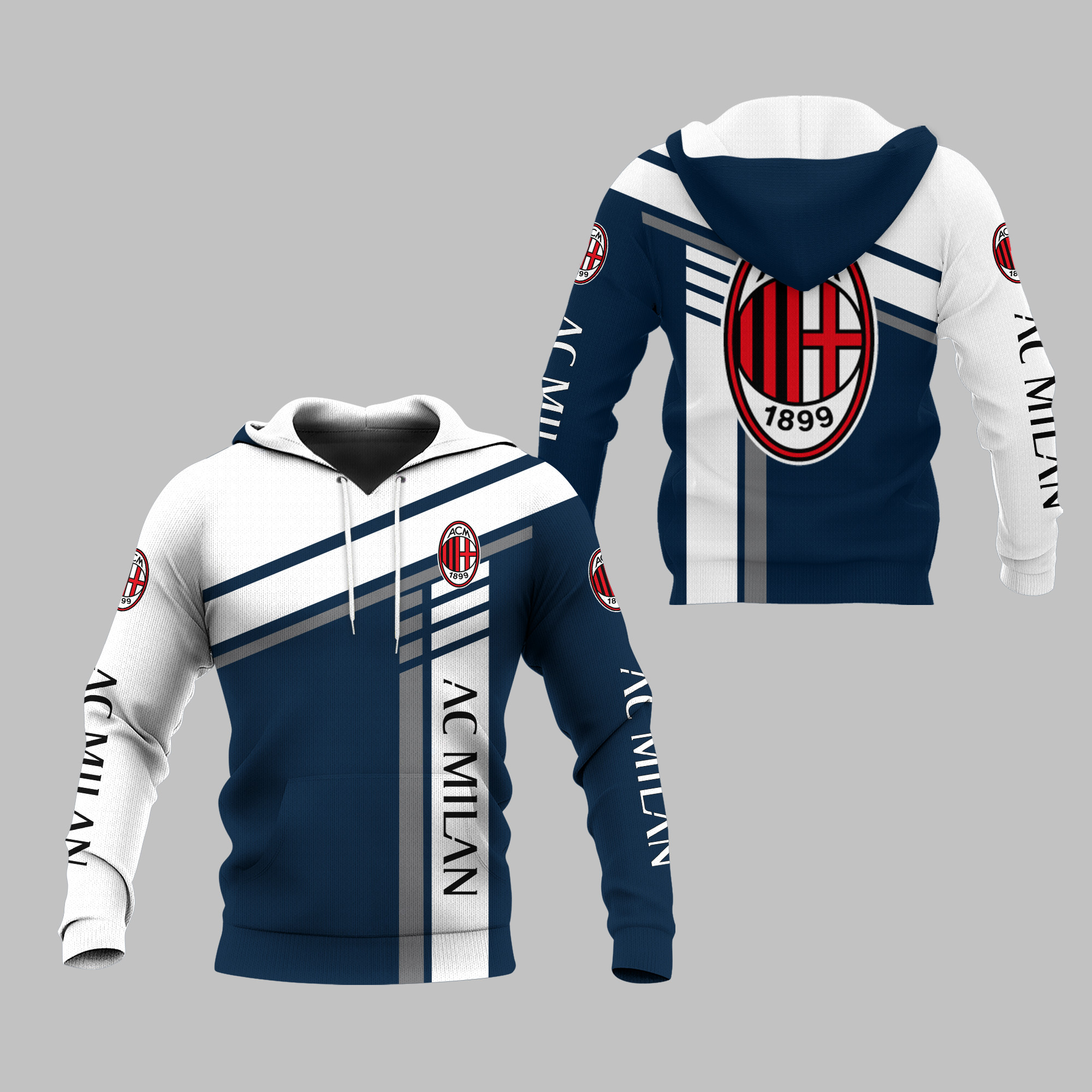 3D ALL OVER PRINTED AC MILAN PVT -HL SHIRTS VER 10