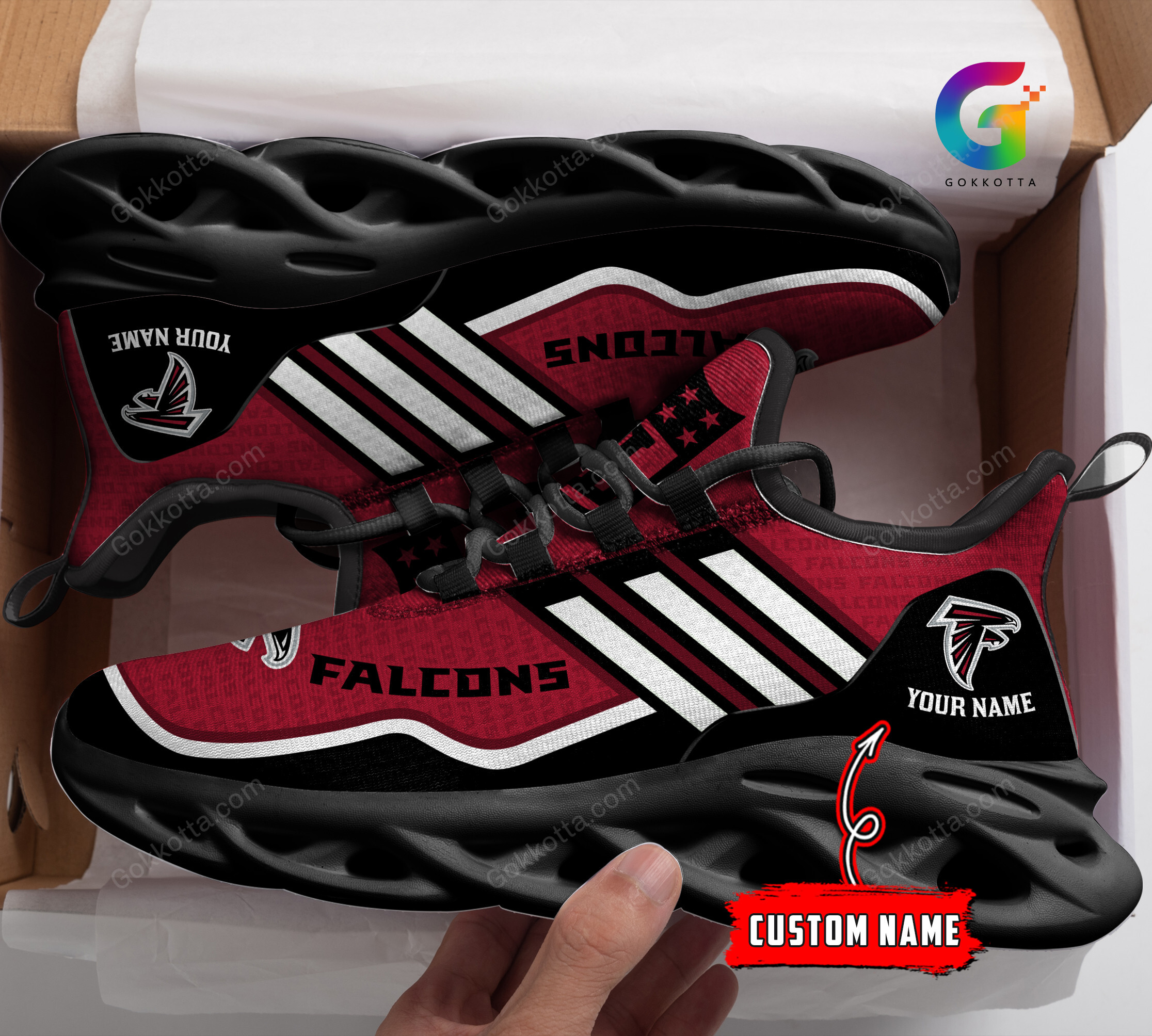 Kansas City Chiefs M9 Personalized Max Soul Shoes DISNFLM921112909