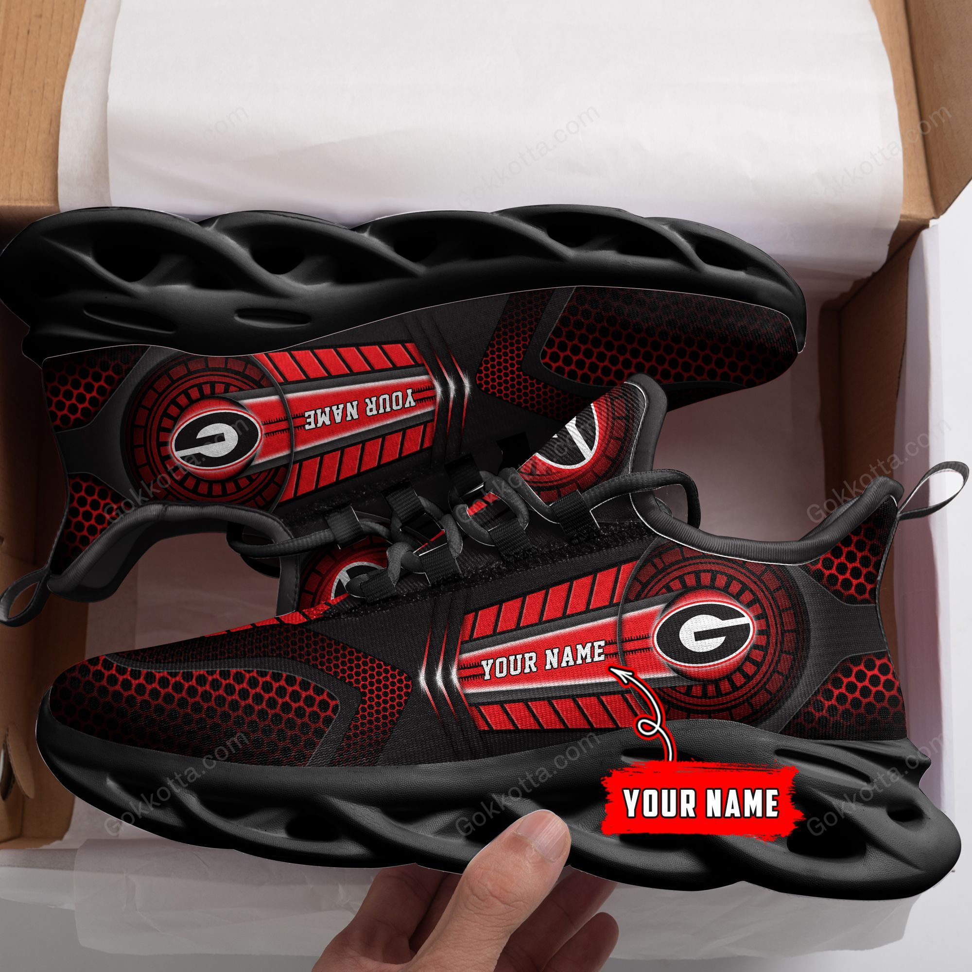 Kansas City Chiefs Personalized Max Soul Shoes THS21092903