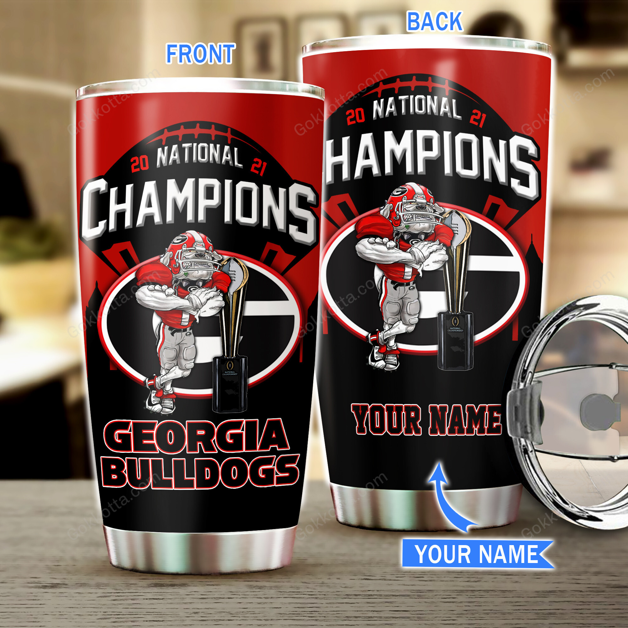 Georgia Bulldogs Personalized Max Soul Shoes THS21091608