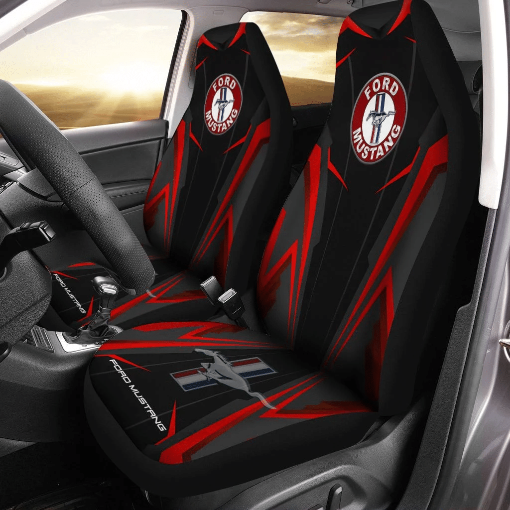 MUSTANG CAR SEAT COVERS (SET OF 2) VER 2