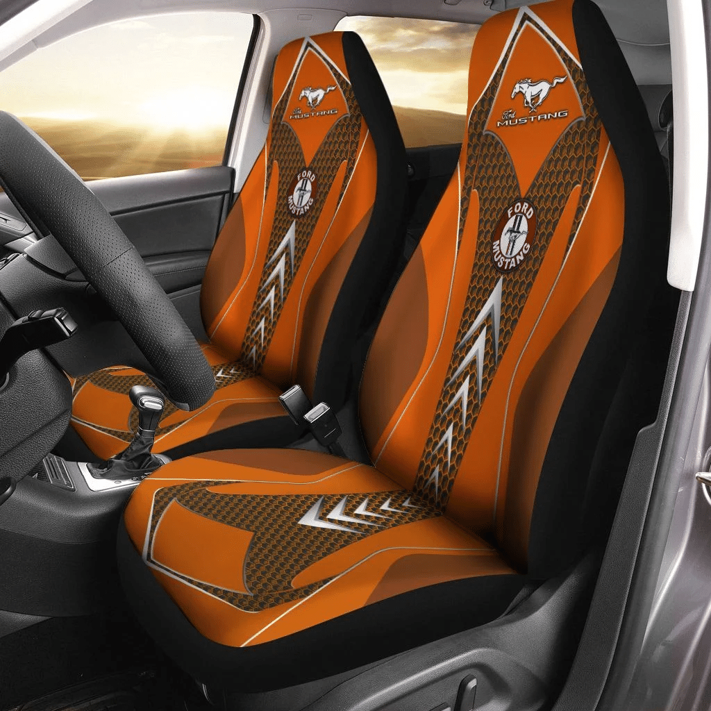 MUSTANG CAR SEAT COVERS (SET OF 2) VER 4